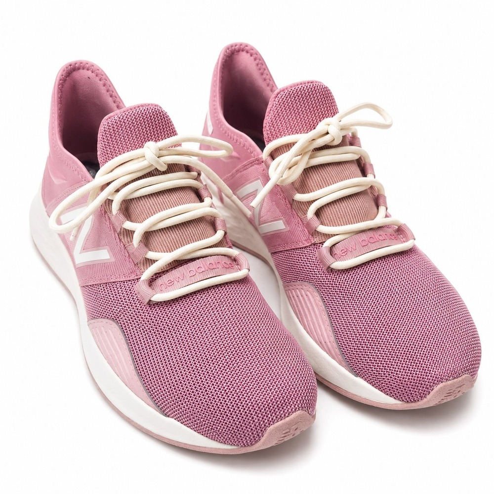 FIGS x New Balance Fresh Foam Roav Sneaker Women Sz 8 Chalk Pink Work Athleisure